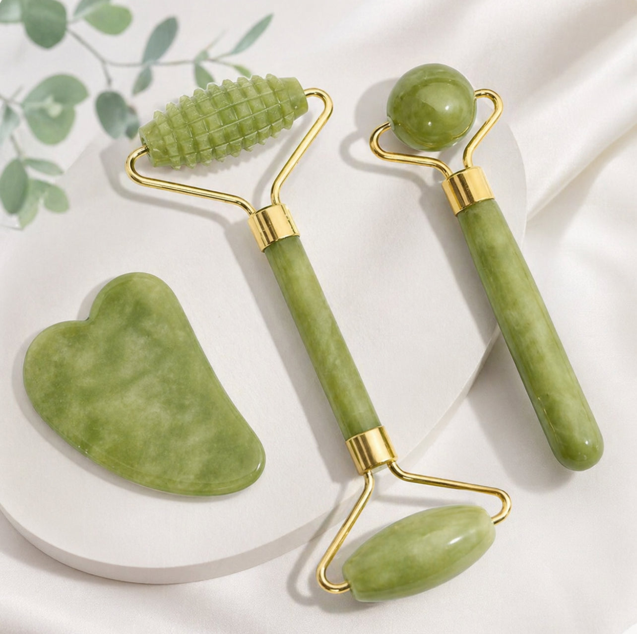 Jade Gua Sha Set